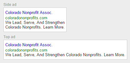 AdWords Sample Branded Ads