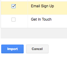 import analytics goal into adwords