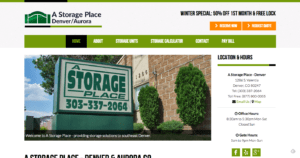 a storage place landing page